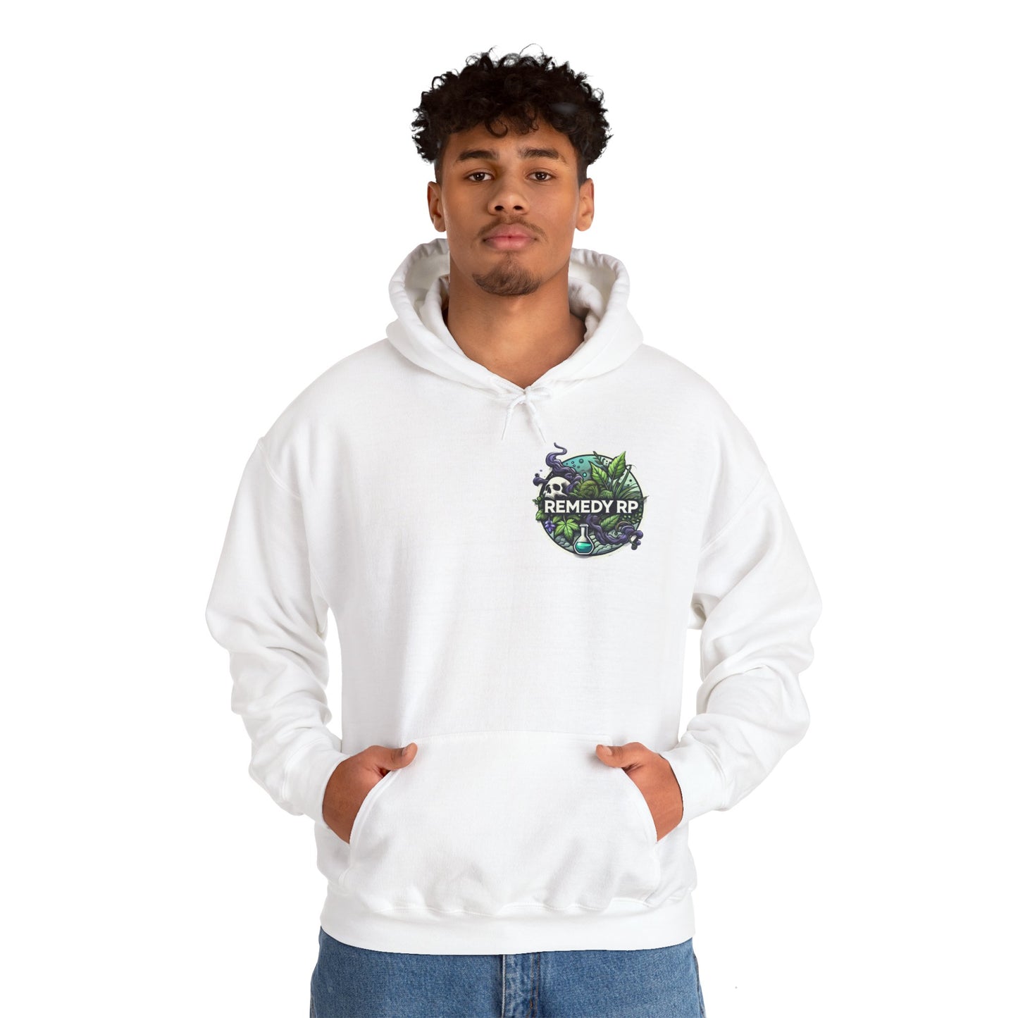 Remedy RP Unisex Heavy Blend Hooded Sweatshirt - Cozy Statement Wear for Nature Lovers