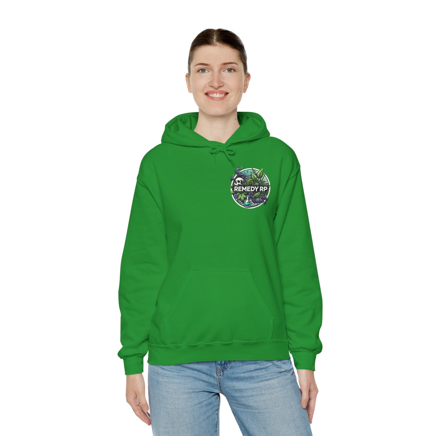 Remedy RP Unisex Heavy Blend Hooded Sweatshirt - Cozy Statement Wear for Nature Lovers