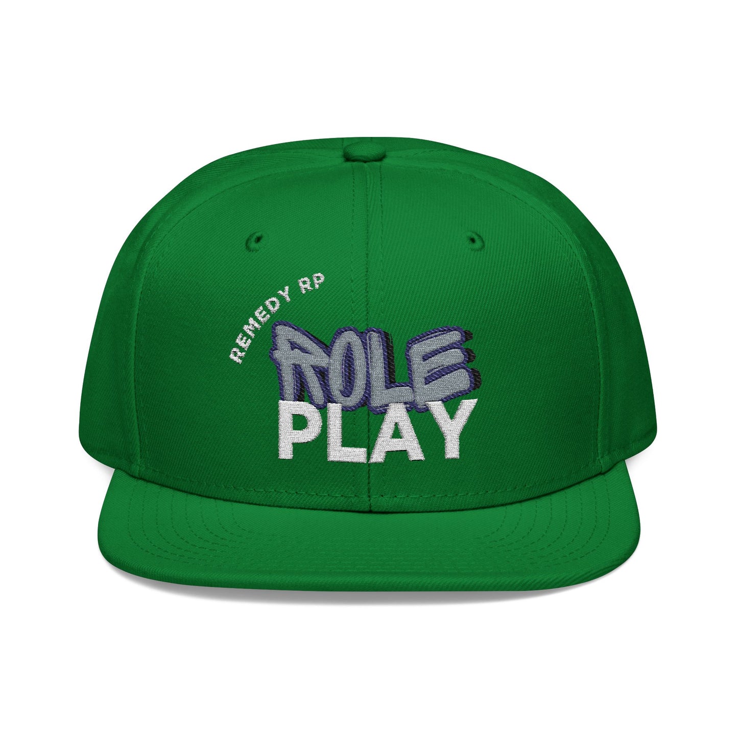 Role Play Embroidered Snapback Hat - Stylish Cap for Gamers & Trendsetters