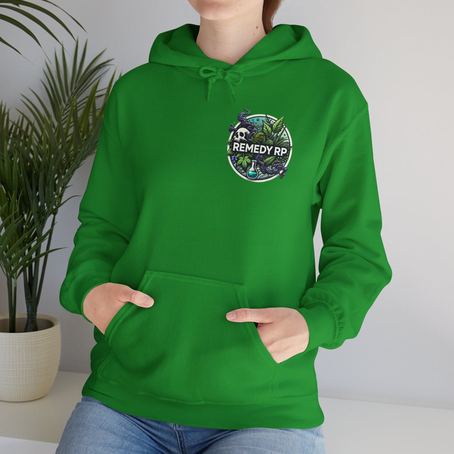 Remedy RP Unisex Heavy Blend Hooded Sweatshirt - Cozy Statement Wear for Nature Lovers