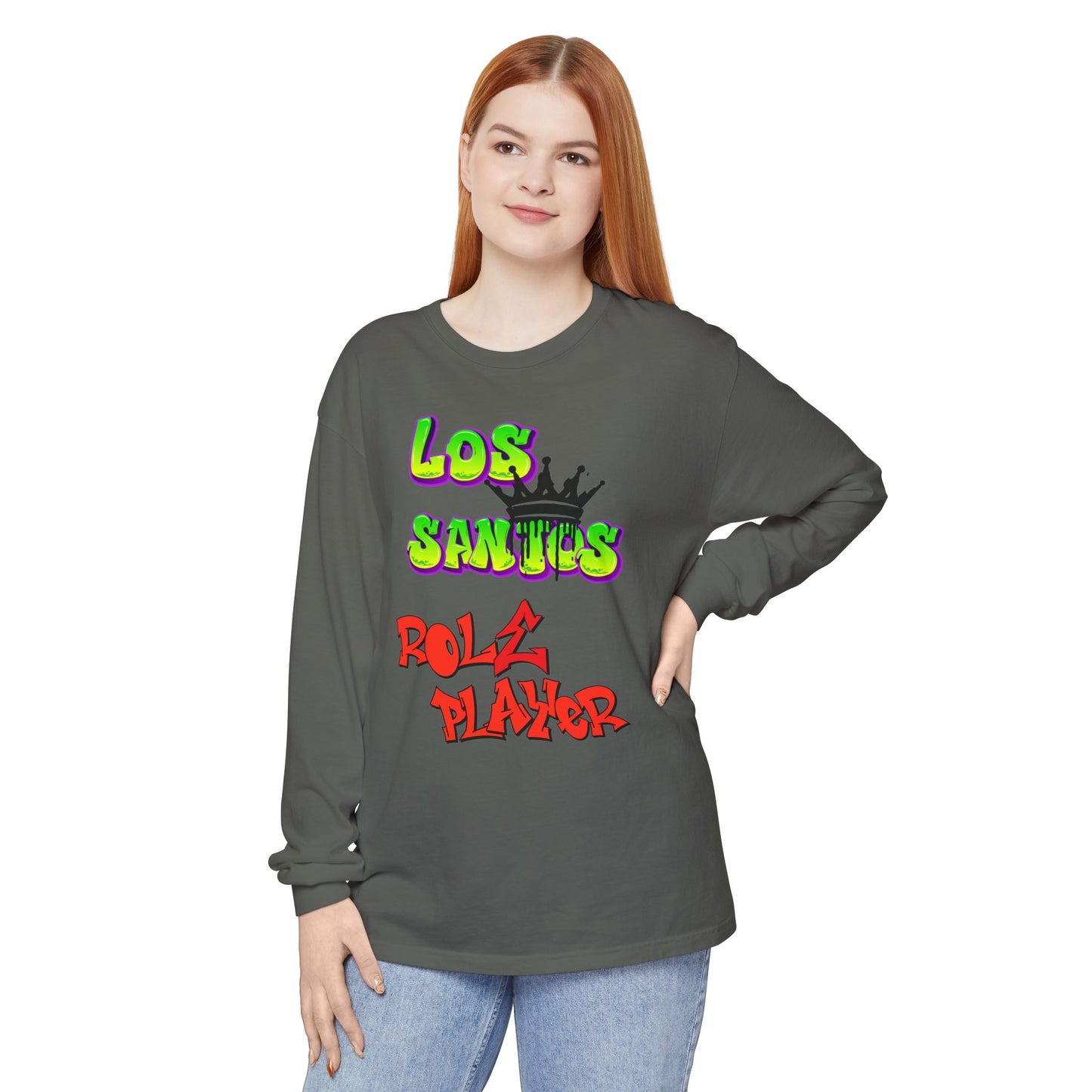 Unisex Garment-dyed Long Sleeve T-Shirt