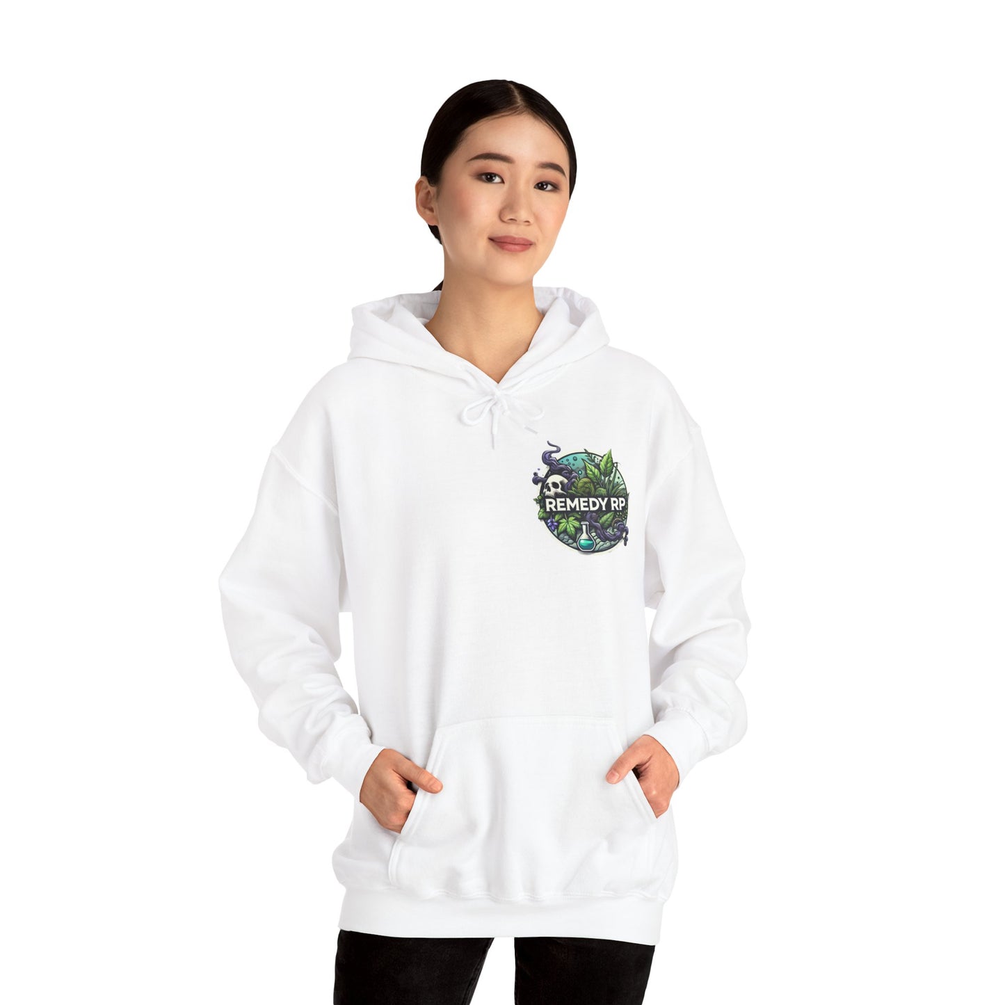 Remedy RP Unisex Heavy Blend Hooded Sweatshirt - Cozy Statement Wear for Nature Lovers