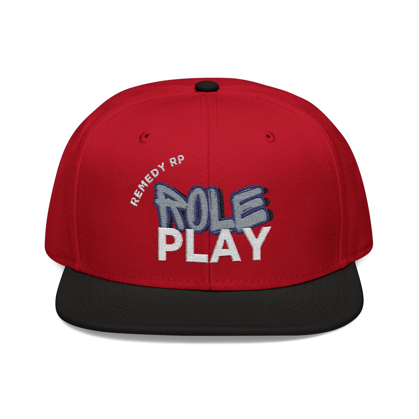 Role Play Embroidered Snapback Hat - Stylish Cap for Gamers & Trendsetters