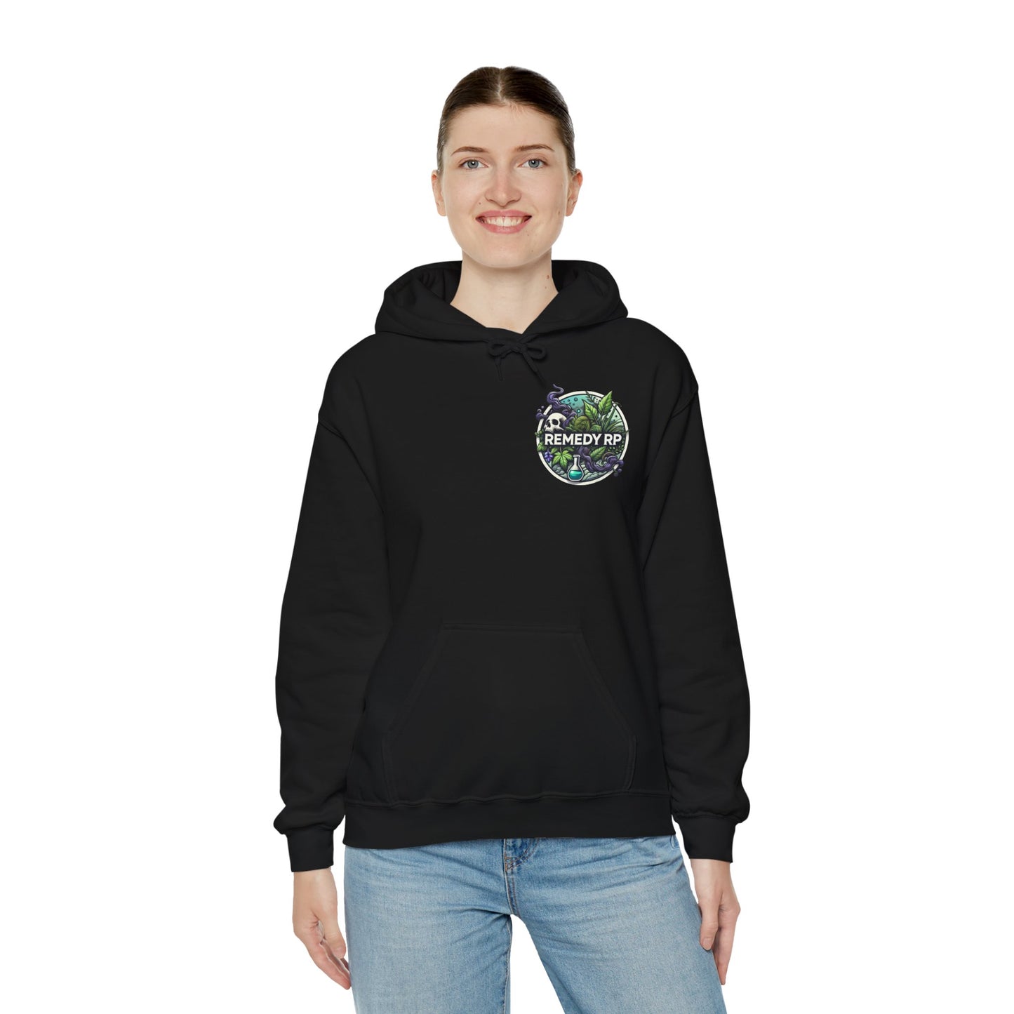 Remedy RP Unisex Heavy Blend Hooded Sweatshirt - Cozy Statement Wear for Nature Lovers